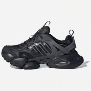 Chaussures ADIDAS XLG RUNNER DELUXE Black Grey noires JR3086