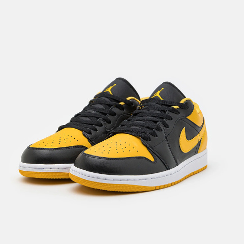 Buty NIKE Air Jordan 1 Low - Czarno żółte 553558-072