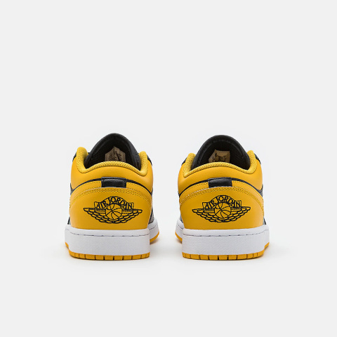 Buty NIKE Air Jordan 1 Low - Czarno żółte 553558-072