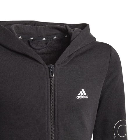 Bluza adidas Essentials Logo Full-Zip Hoodie Jr GN4050