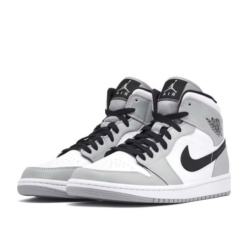 NIKE Air Jordan 1 Mid - Light Smoke Gray szare