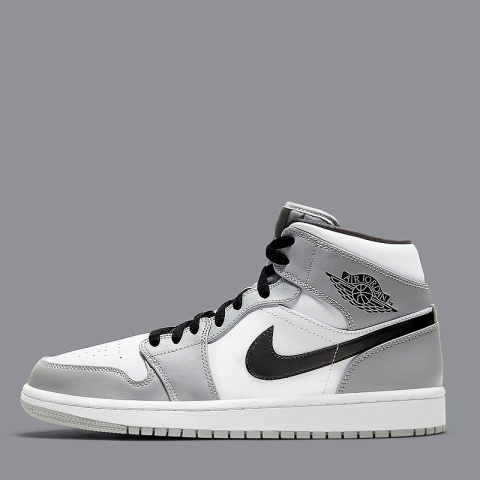 NIKE Air Jordan 1 Mid - Light Smoke Gray szare