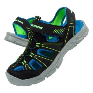 Sandały Skechers Jr 406520L/BBLM