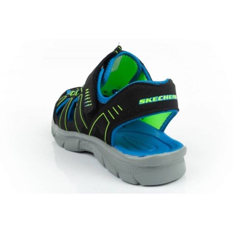 Sandały Skechers Jr 406520L/BBLM