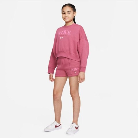 Bluza Nike Sportswear Trend Flc Crew Jr DV2563 633