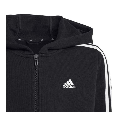 Bluza adidas 3 Stripes FL Full-Zip Hoody Jr HR6331