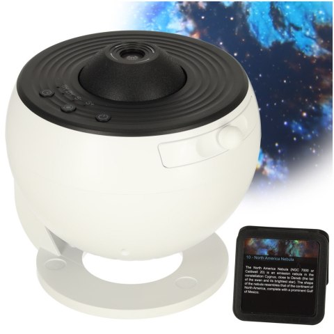 Projektor gwiazd planetarium USB LED 12 dysków