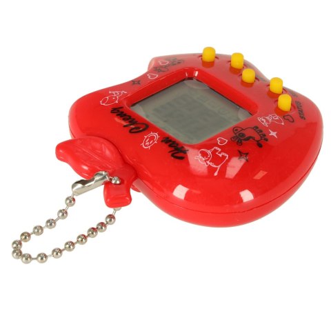 Tamagotchi gra elektroniczna dla dzieci jabłko czerwony