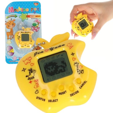 Tamagotchi gra elektroniczna dla dzieci jabłko żółty