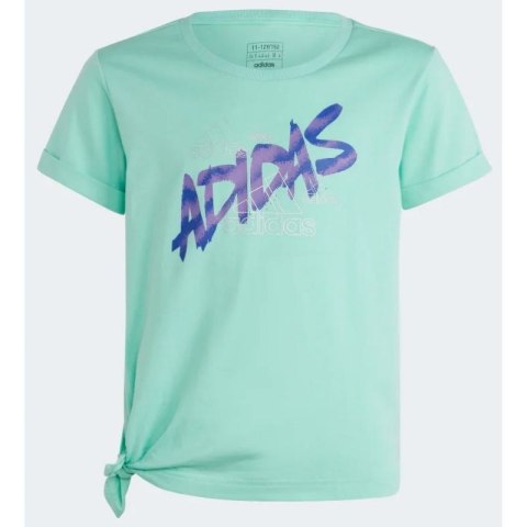 Koszulka adidas Dance Knotted Tee Jr HR5817