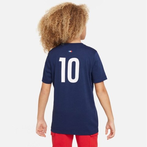 Koszulka Nike PSG SS Number Tee 10 Jr FQ7122-410