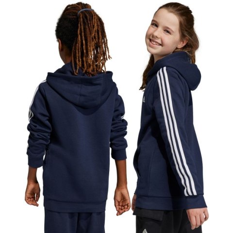 Bluza adidas Essentials 3-Stripes Fleece Full-Zip Hoodie Jr IC0600