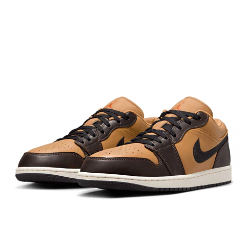 NIKE Air Jordan 1 Low HQ3603-201 Flax Baroque Brown