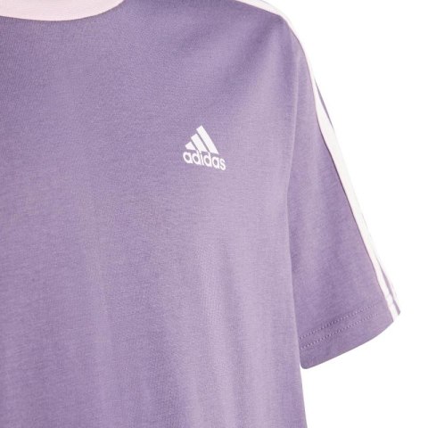 Koszulka adidas Essentials 3-Stripes Cotton Loose Fit Boyfriend Tee Jr IL3276