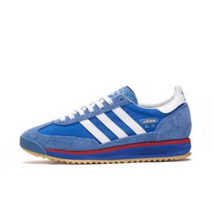 Adidas SL72 RS IG2132 – Niebieskie Męskie Sneakersy z Nylonu i Zamszu w Stylu Retro Running