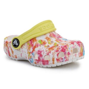 Crocs Klapki Dziecięce Classic Tie Dye Graphic Kolorowy