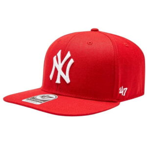 47 Brand Czapka z daszkiem MLB New York Yankees B-NSHOT17WBP-RD Czerwona