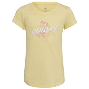 Adidas Koszulka 3 BAR G Tee Jr Żółta