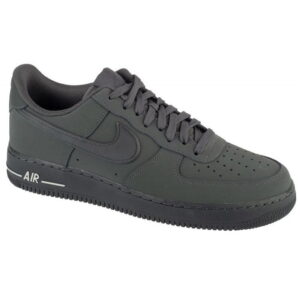 NIKE Buty Air Force 1 07 Czarny Skóra