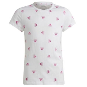 Adidas Koszulka BLUV Tee Jr IB8918 Biały Standardowy Krój