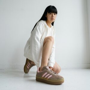 Buty ADIDAS Gazelle Bold W Trace Brown różowe damskie JQ6436