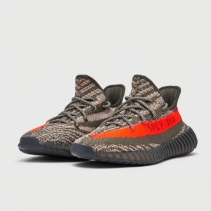 Buty ADIDAS YEEZY Boost 350 V2 Carbon Beluga szaro-pomaranczowe HQ7045