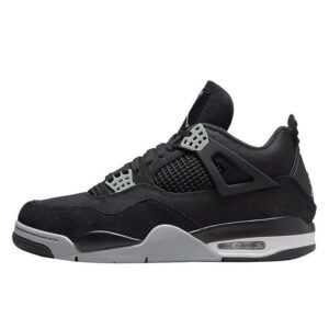 Air Jordan 4 Retro DH7138-006 – Black Men’s Sneakers with Visible Air Cushioning