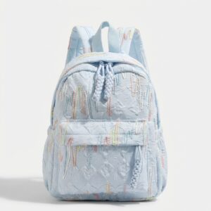 Multi-compartment designer zip backpack MoMyy BABY SKY Pink, multicolor women's
