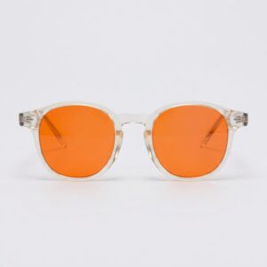 Orange UV400 sunglasses MoMyy CRYSTAL ORANGE Pink, multicolor women's